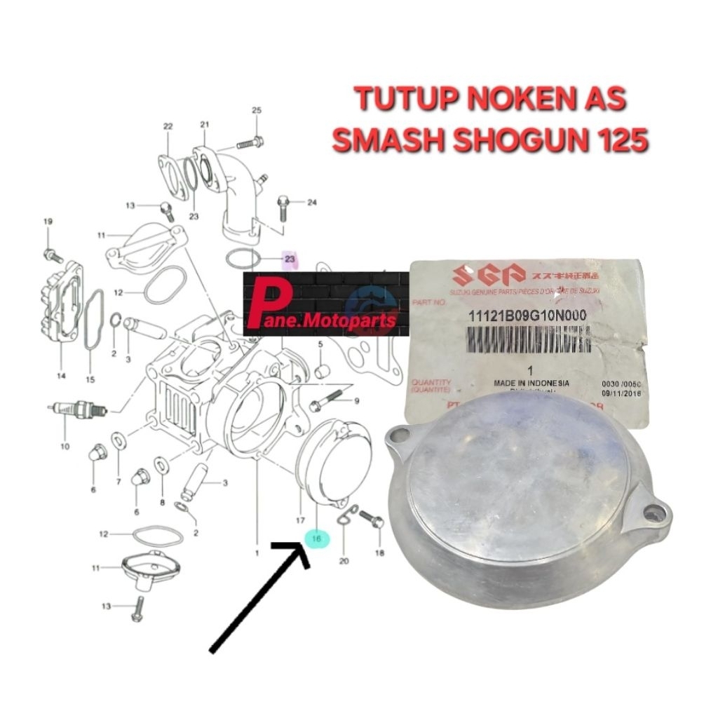 TUTUP NOKEN AS COVER TUTUP SENTRIK KETENG SMASH 110 SHOGUN 125 FD ARASHI AXELO SHOGUN 125 SP FL RR N