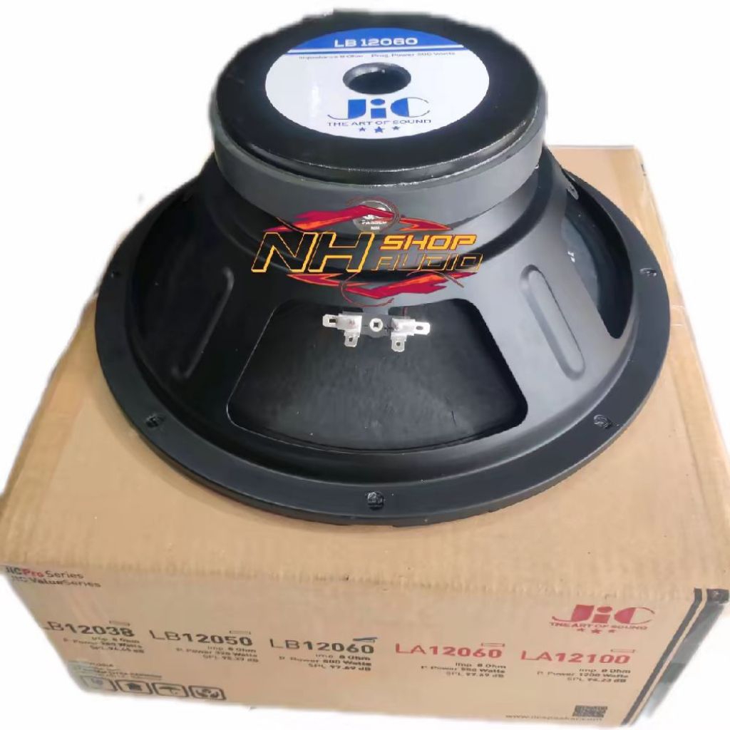 Speaker Jic 12 LB 12060 Mid Low 200-500watt Voice Coil 2.4in Speaker Jic 12in mid low Speaker jic 12