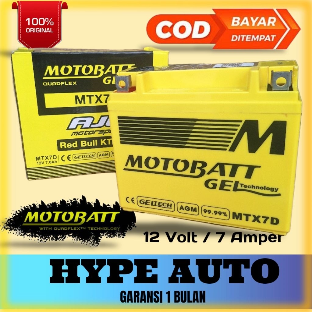 AKI MOTOBATT 7 amper MTX7D TIGER, NOUVO, SCORPIO