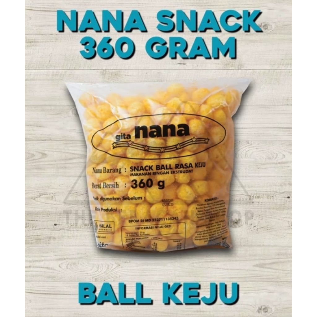 

NANA SNACK BALL360gr