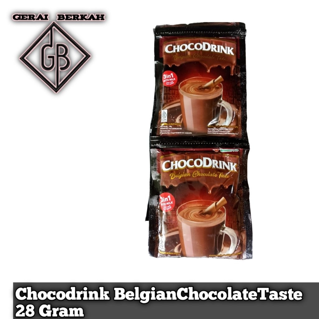 

Chocodrink BelgianChocolateTaste 28 Gram 1 Renteng