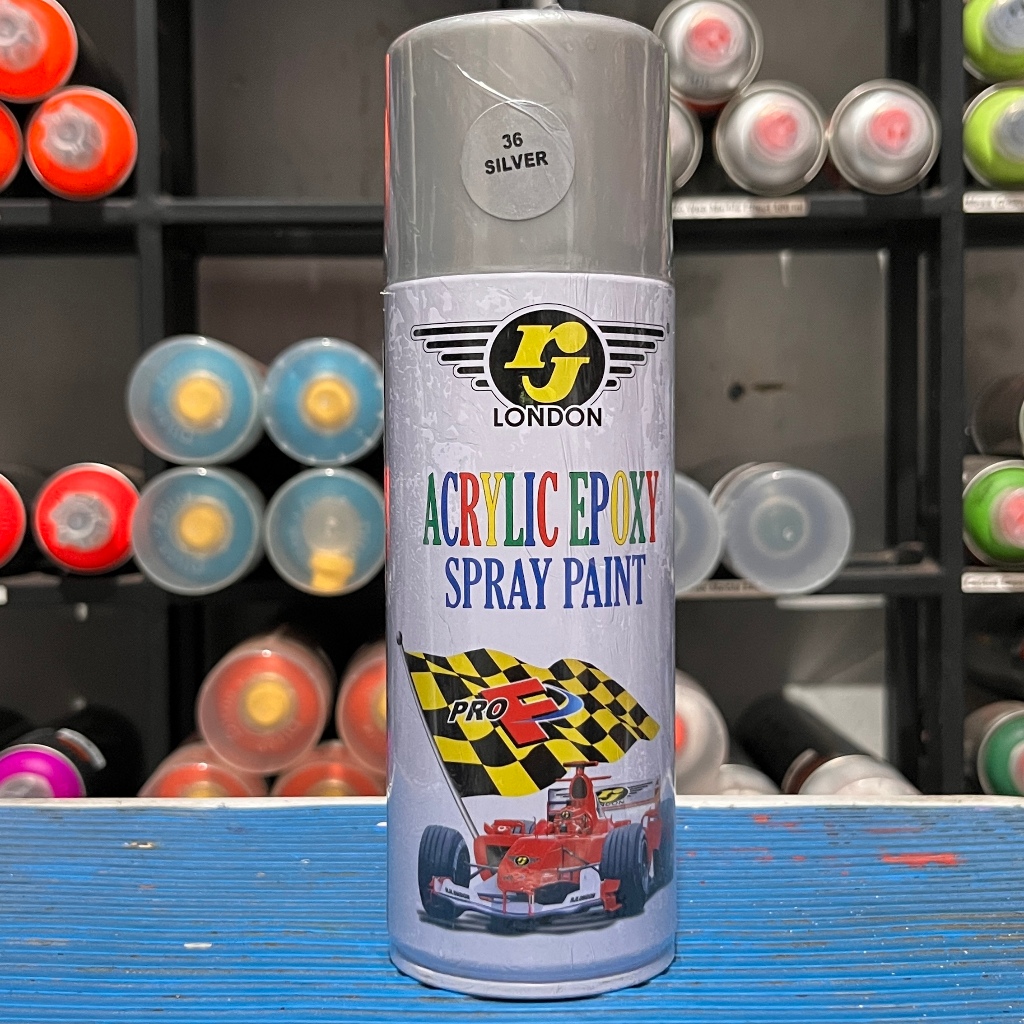 

Silver - RJ London 400 ml - Spray Paint