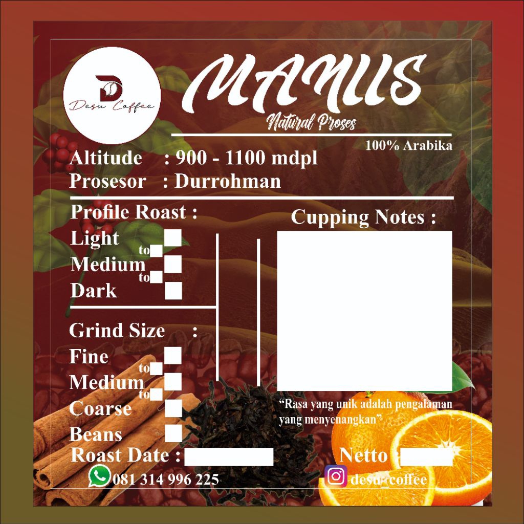 

MANIIS Natural Proses