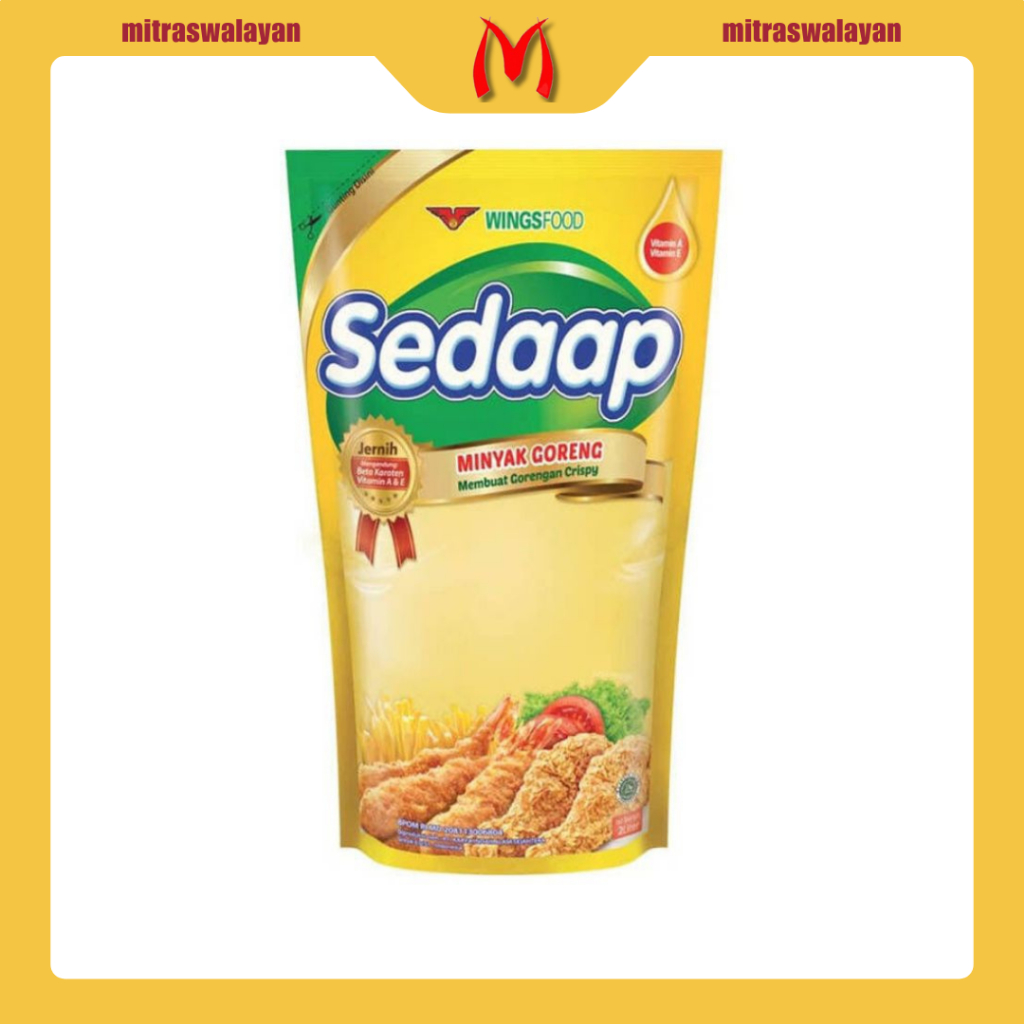 

SEDAAP Minyak Goreng Kemasan Refill 1 liter