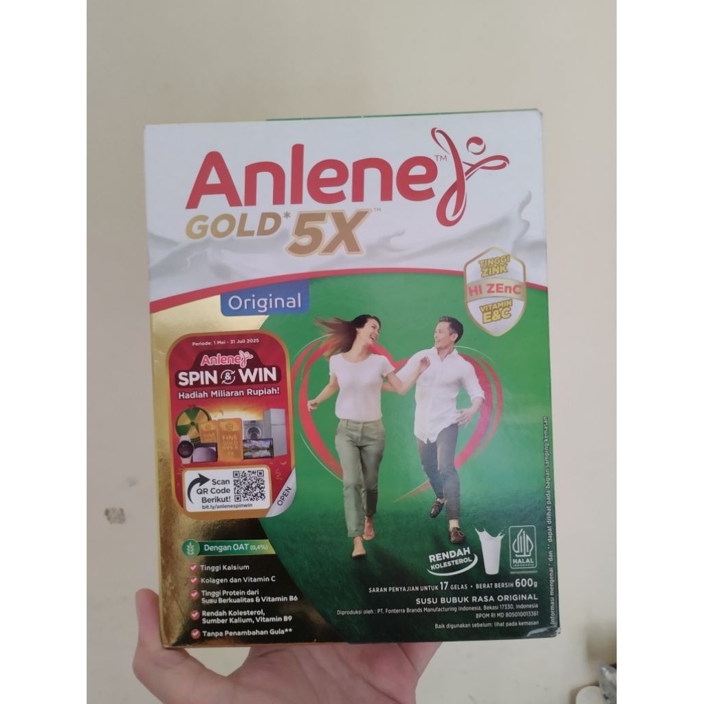 

Anlene Gold 5x 600gr Rasa Original