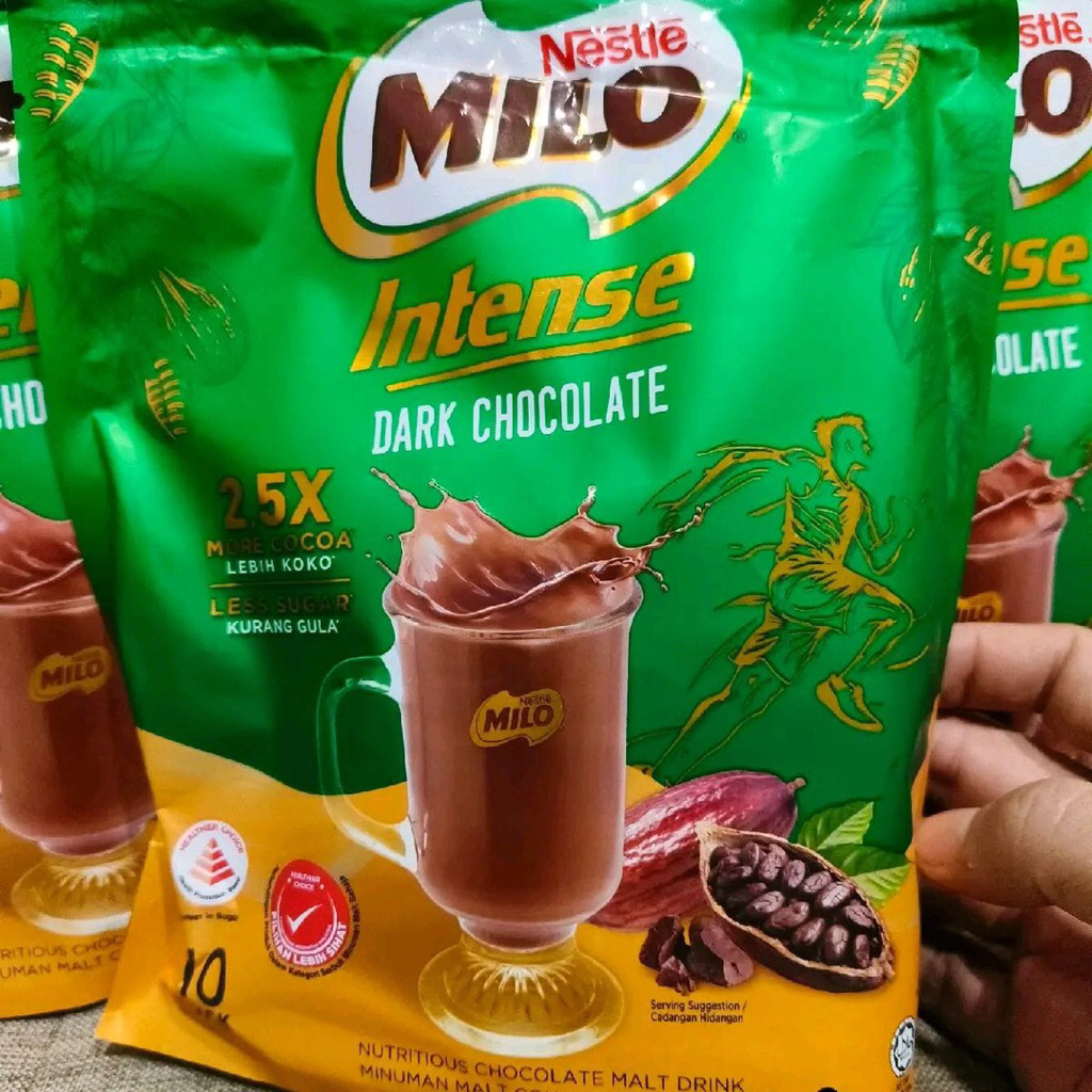 

Milo Intense Dark Choco Original Malaysia 10stick - Coklat Hitam Pekat - Chocolate