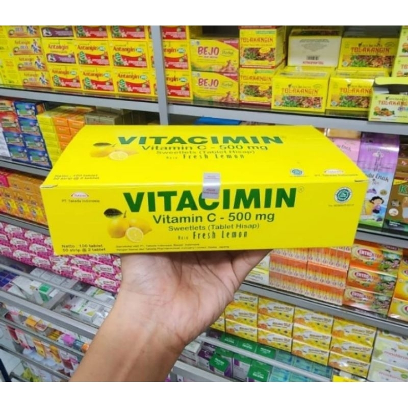 Vitacimin Lemon 1 box ||Vitacimin Lemon 100 Tablet || Tablet Vitamin C