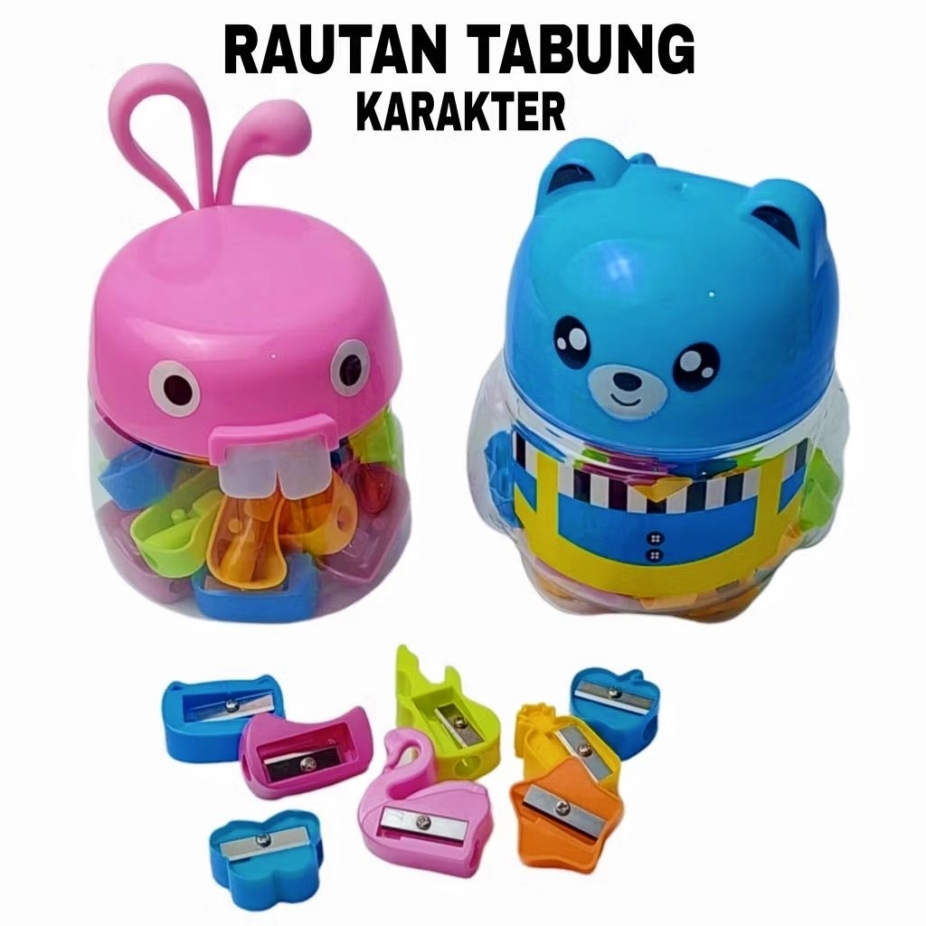 

(Ecer) Rautan Pensil, Ongotan Warna Warni Perlengkapan Sekolah