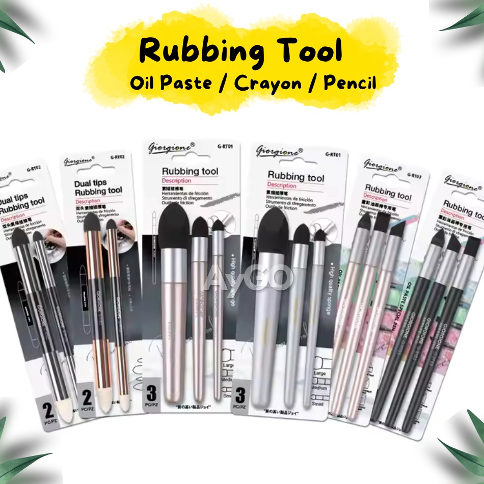 

KODE B77G Rubbing Tool Alat Blending Oil Pastel Crayon Pecil Pensil
