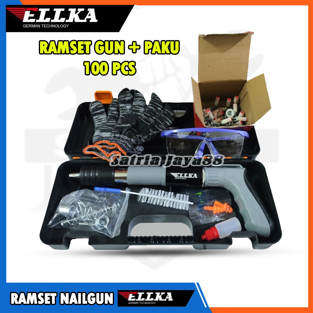 TURUN HARGA Alat Tembak Paku Tembok Beton Paku Lurus Mini Ramset Gun Shoot Nail Gun Mesin Tembak Pak