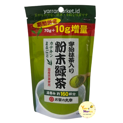 

TEH HIJAU BUBUK 70 gr + 10 gr ( UNTUK MINUMAN)