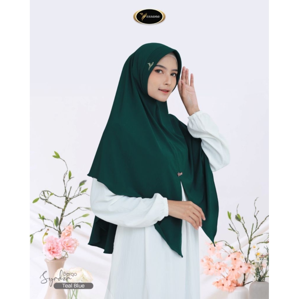 hijab jumbo ori yessana/hijab instan/bergo syadza