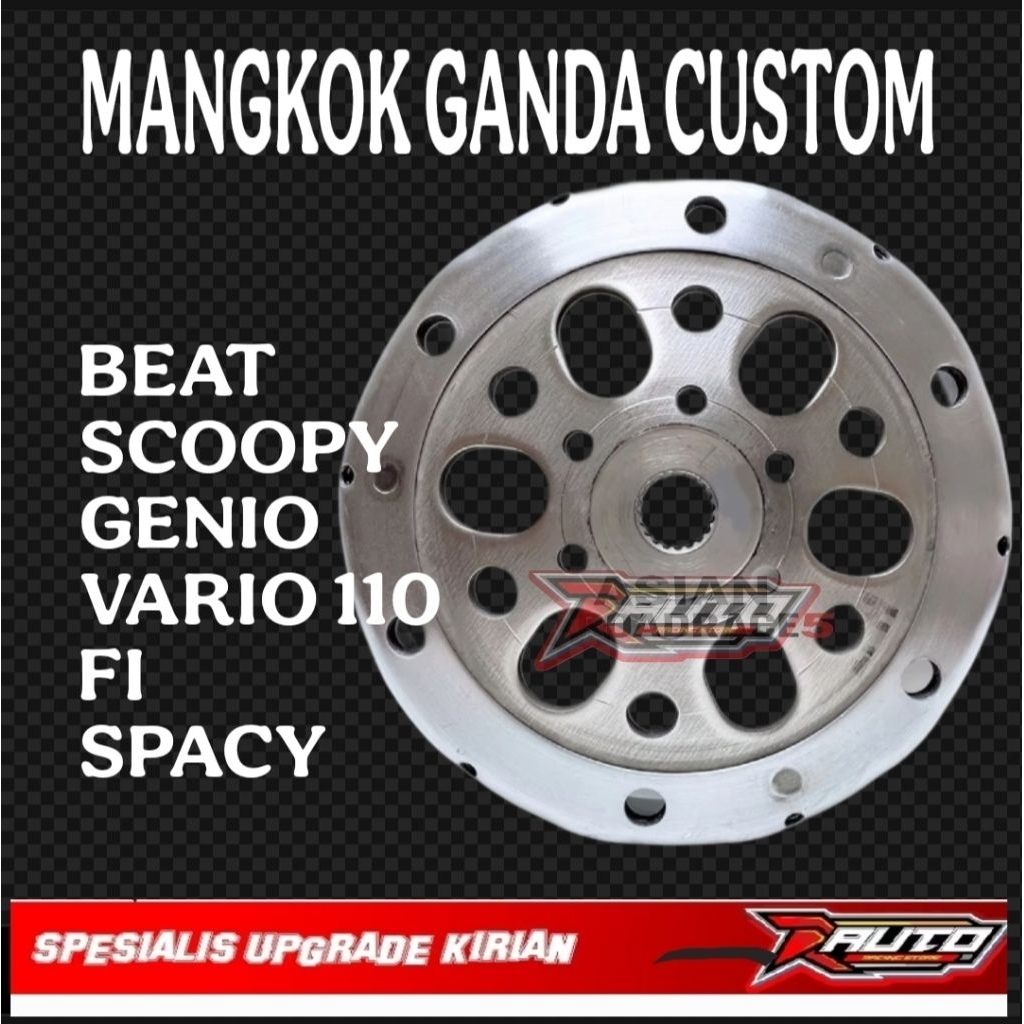 Mangkok Ganda Beat Fi esp Mangkok Ganda Custom Beat Street Mangkok bolong Genio Beat MANGKOK KOPLING