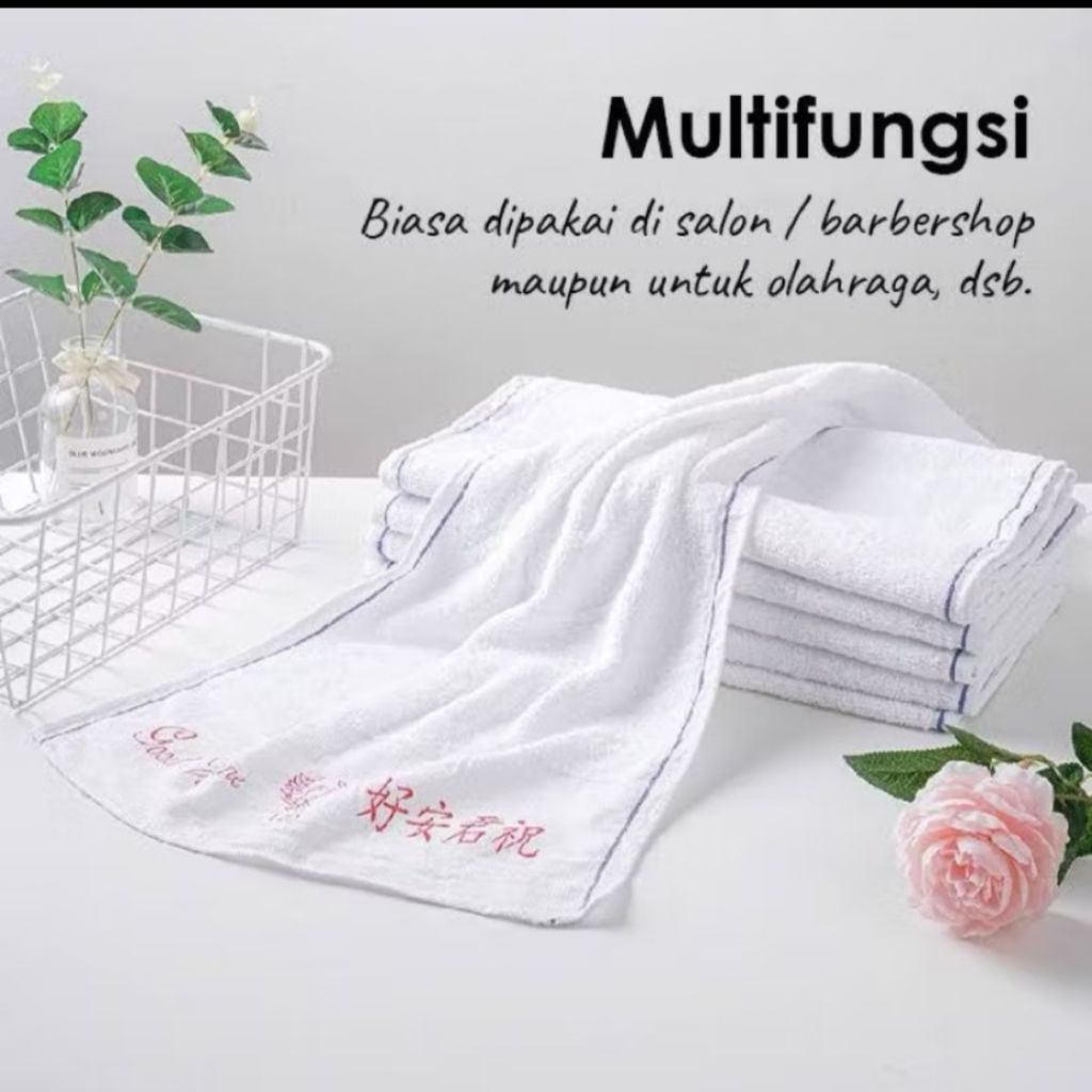 Handuk GOOD MORNING Handuk Olahraga Handuk Putih Handuk Salon