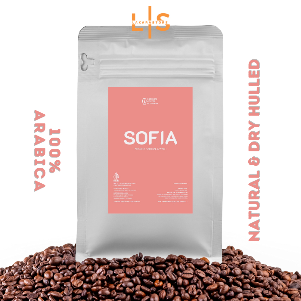

Special Coffee Sofia - 100% Arabica Natural & Dry Hulled - Biji atau Bubuk Kopi Spesial Arabika Natural & Dry Hulled