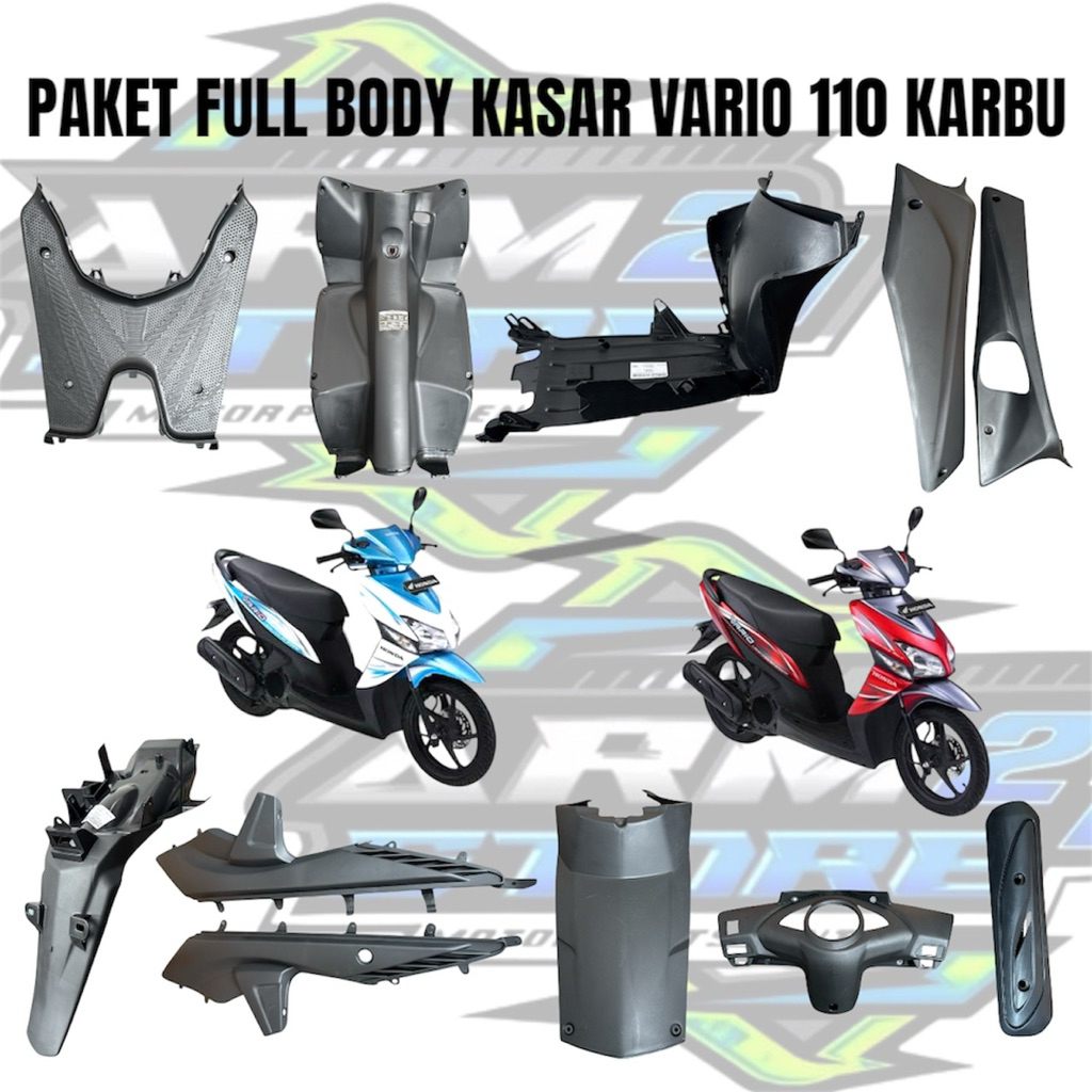 PAKET FULL BODY KASAR VARIO 110 KARBU CW 2006-2012 / KOMPLIT BODY KASAR VARIO 110 KARBU GENERASI PER