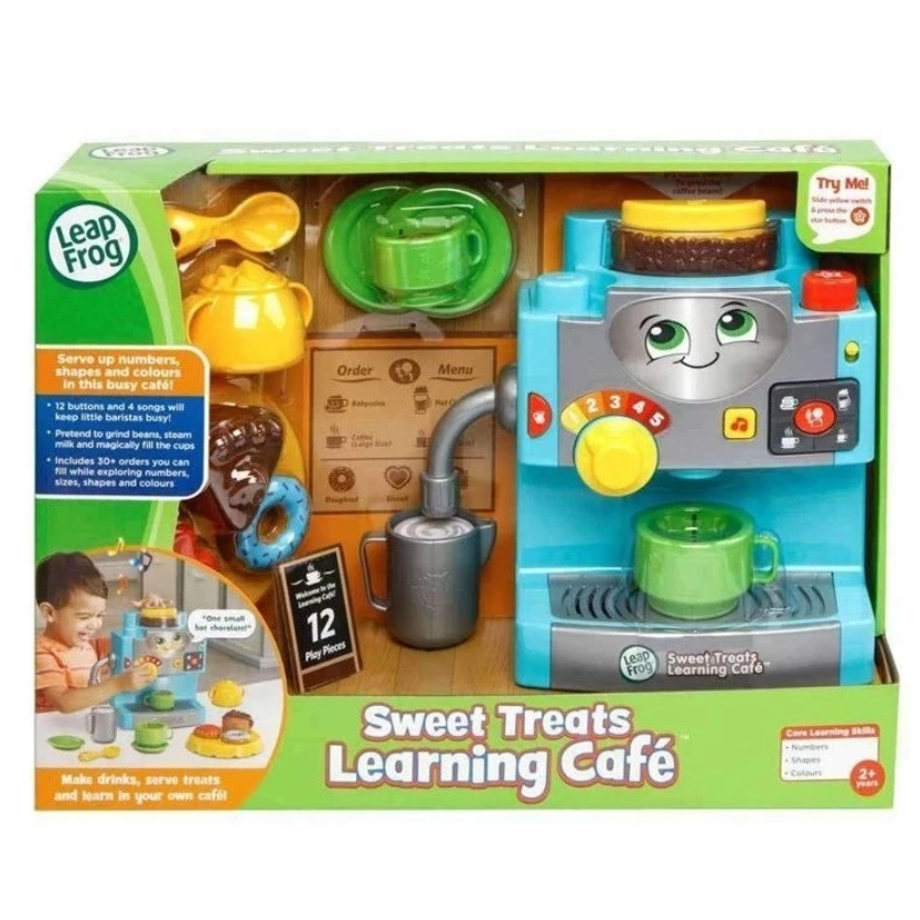 LeapFrog Coffee Maker (Blue) Sweet Treats Learning Cafe