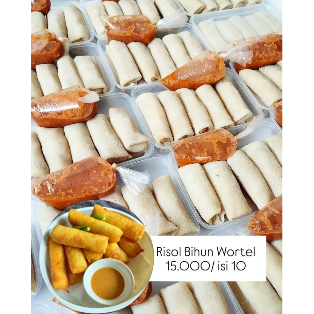 

Risol Bihun Bumbu Kacang isi 10
