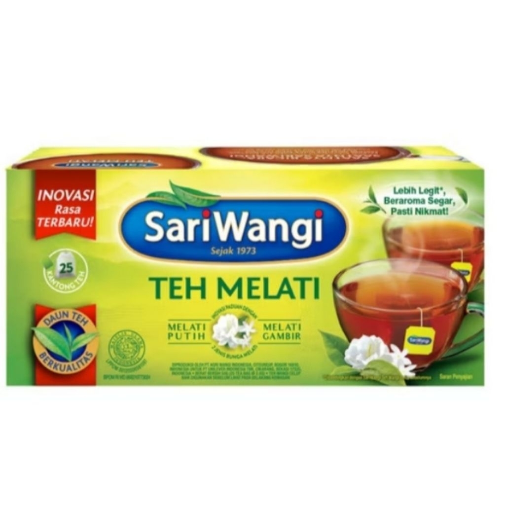 

TEH CELUP SARIWANGI AROMA MELATI 25 PCS