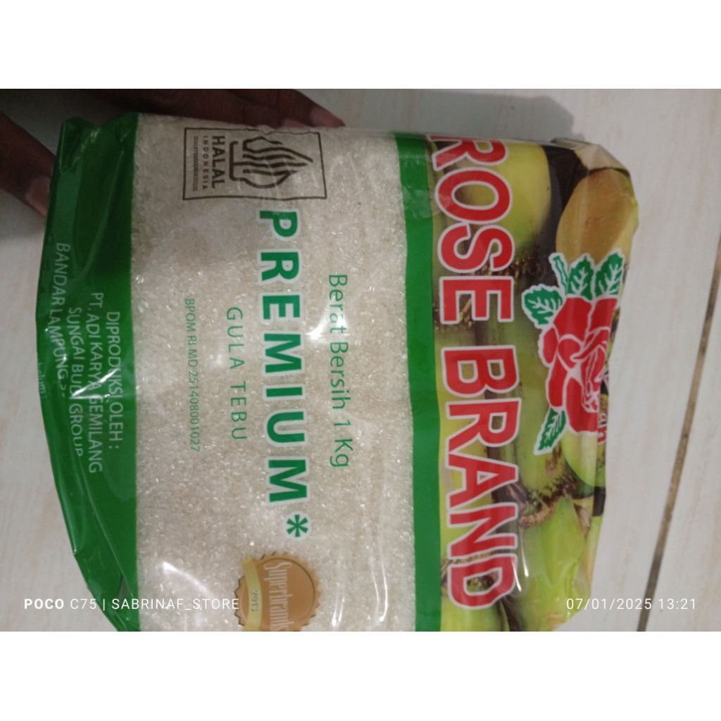 

gula rosebran 1kg