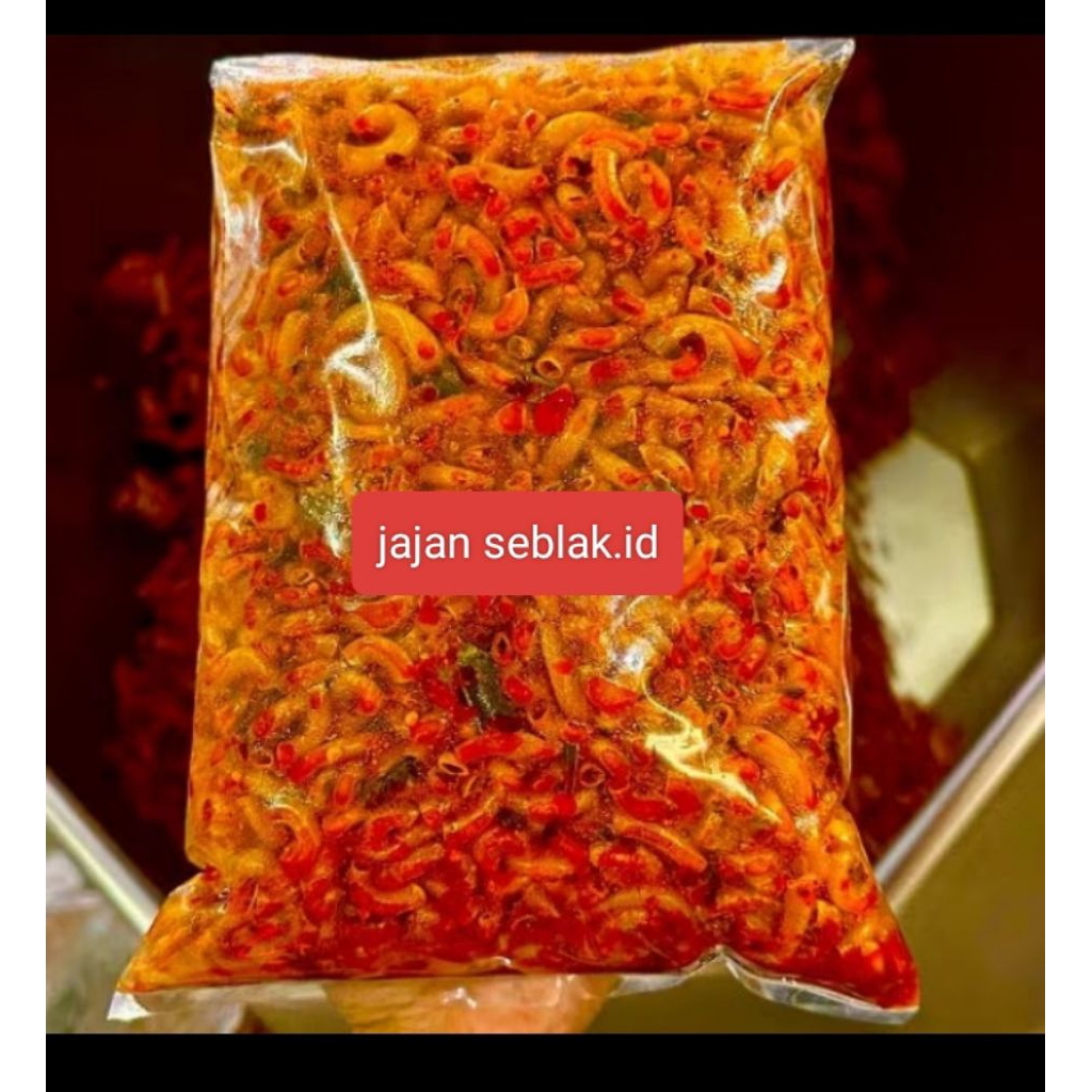 

macaroni bantat pedas daun jeruk kemasan 1 kg