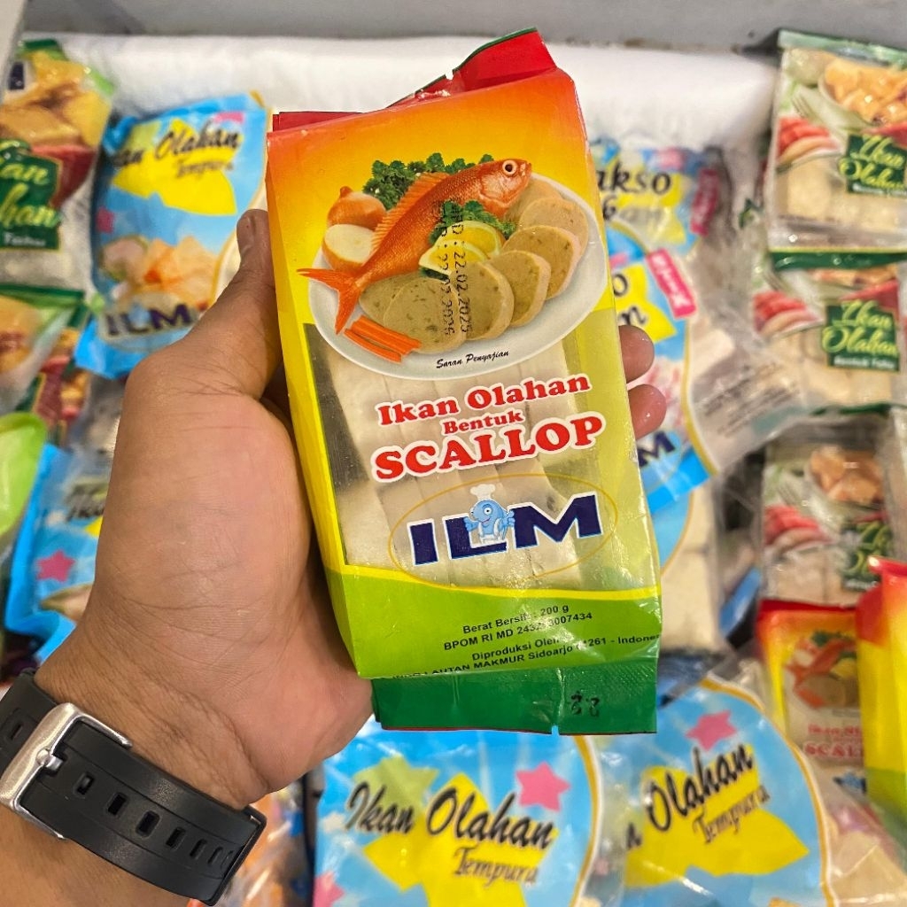 

ILM - OLAHAN IKAN SCALLOP PREMIUM 200 GR