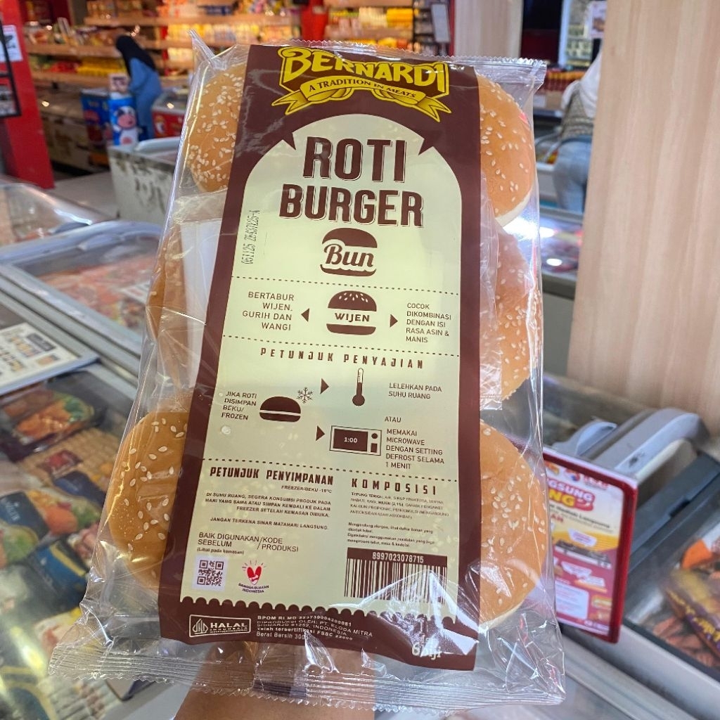 

BERNARDI - ROTI BURGER WIJEN ISI 6