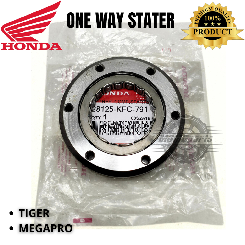 ORIGINAL ONE WAY STATER ASSY ASLI ORISINIL HONDA KFC UNTUK MOTOR TIGER MEGAPRO WANWAY STARTER ORI
