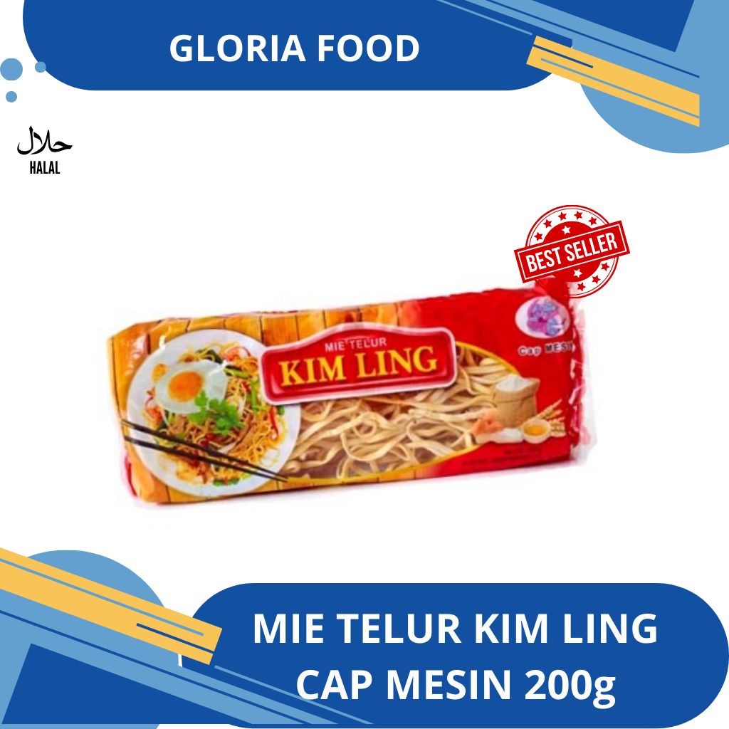 

KIM LING MIE TELUR PANJANG HALUS & PANJANG KASAR - 200 gram