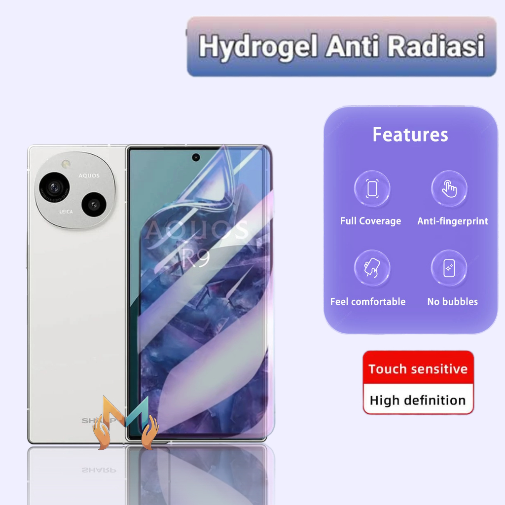 Sharp AQUOS R9 R9 PRO Anti gores Hydrogel jelly blue light radiasi