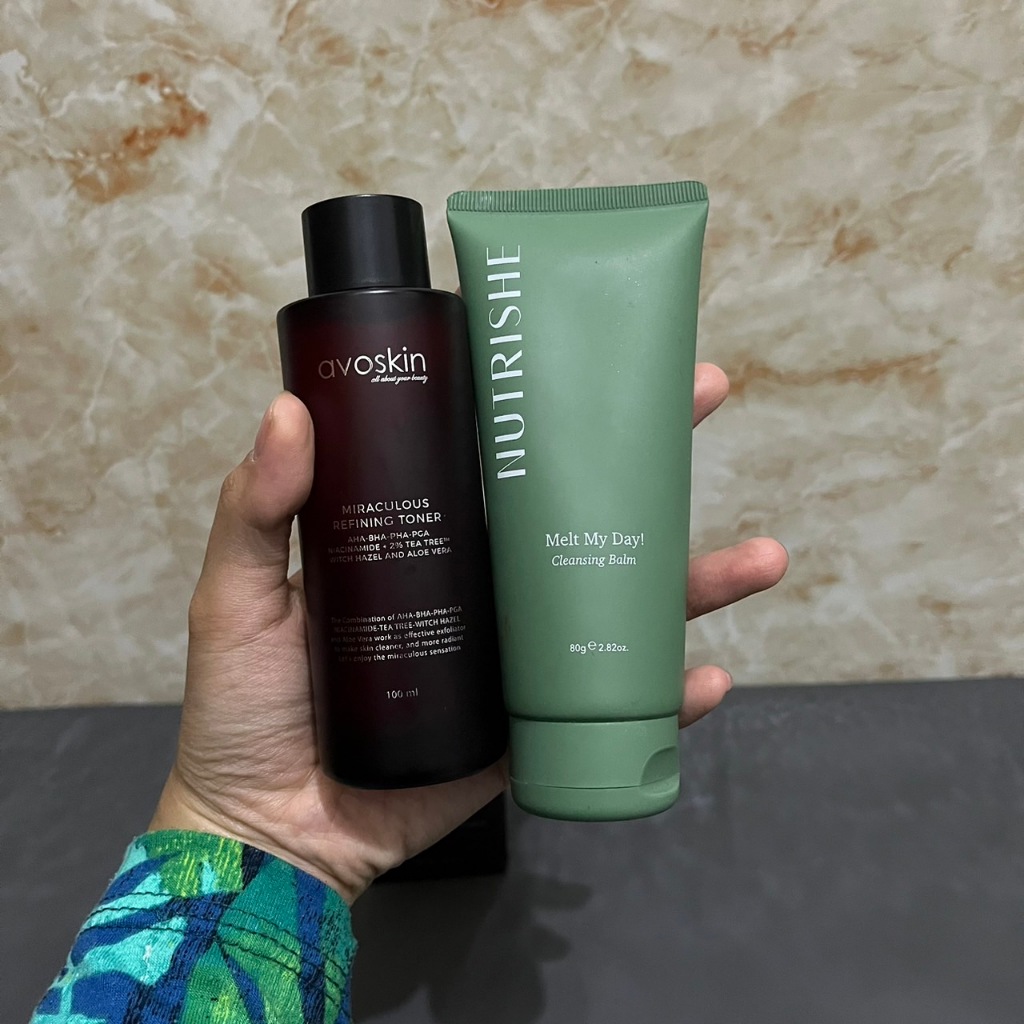 [PRELOVED] Toner Avoskin Miraculous Refining AHA BHA PHA-Eksfoliasi Kulit // Nutrishe Melt My Day Cl