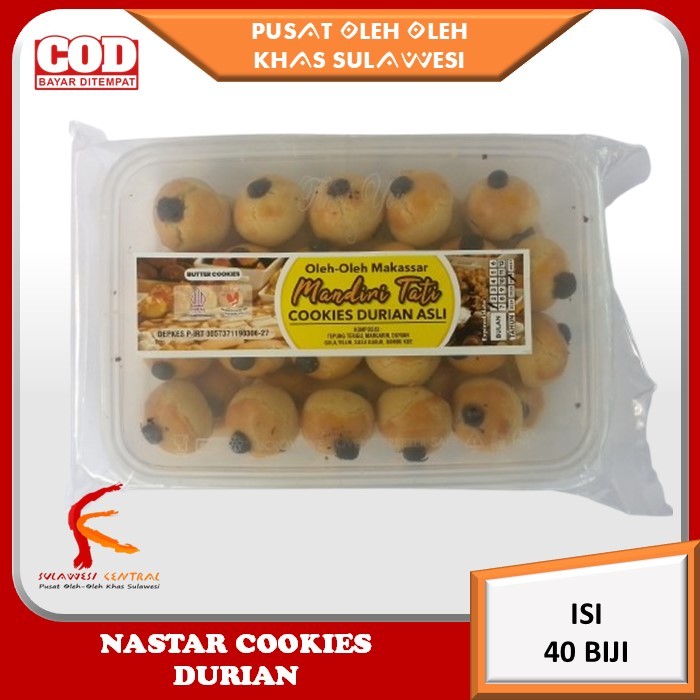 

Kue Kering Nastar Cookies Durian Asli MANDIRI TATI Khas Sulawesi