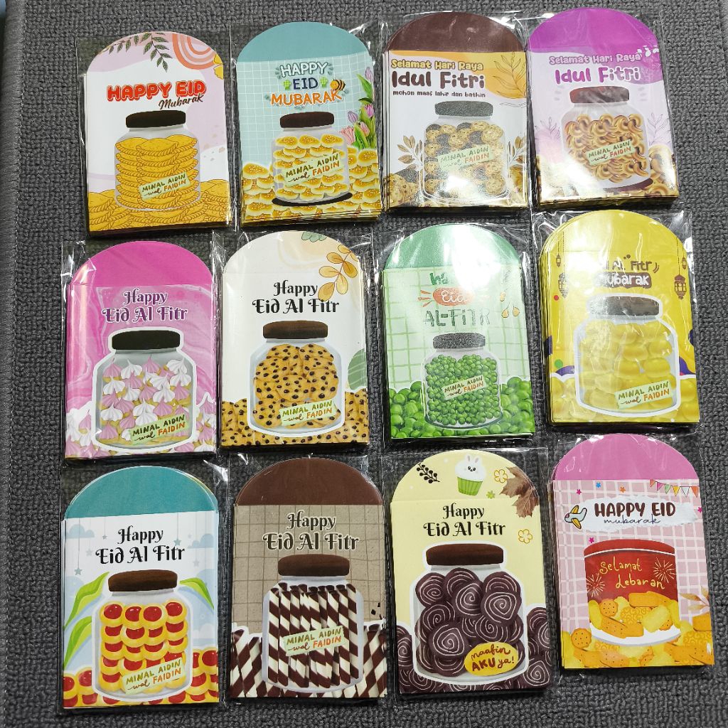 

Amplop Lebaran KUE TOPLES 7x11cm Medium