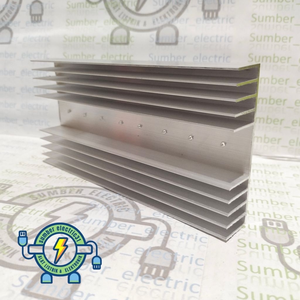 Pendingin / heatsink power amplifier 20cm TEBAL