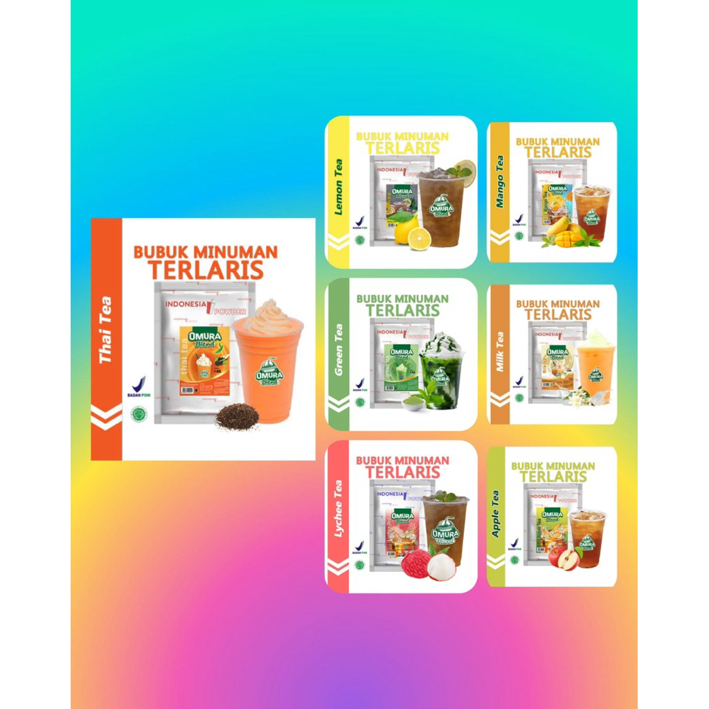 

500gram Omura Blend Minuman Bubuk Serbuk Beraneka Rasa