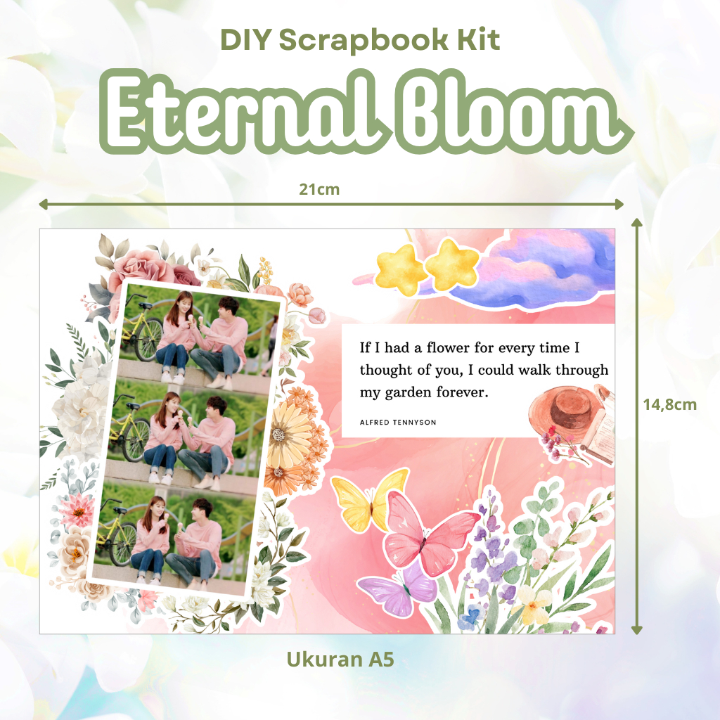 

Eternal Bloom - Scrapbook DIY Kit Aesthetic Korea