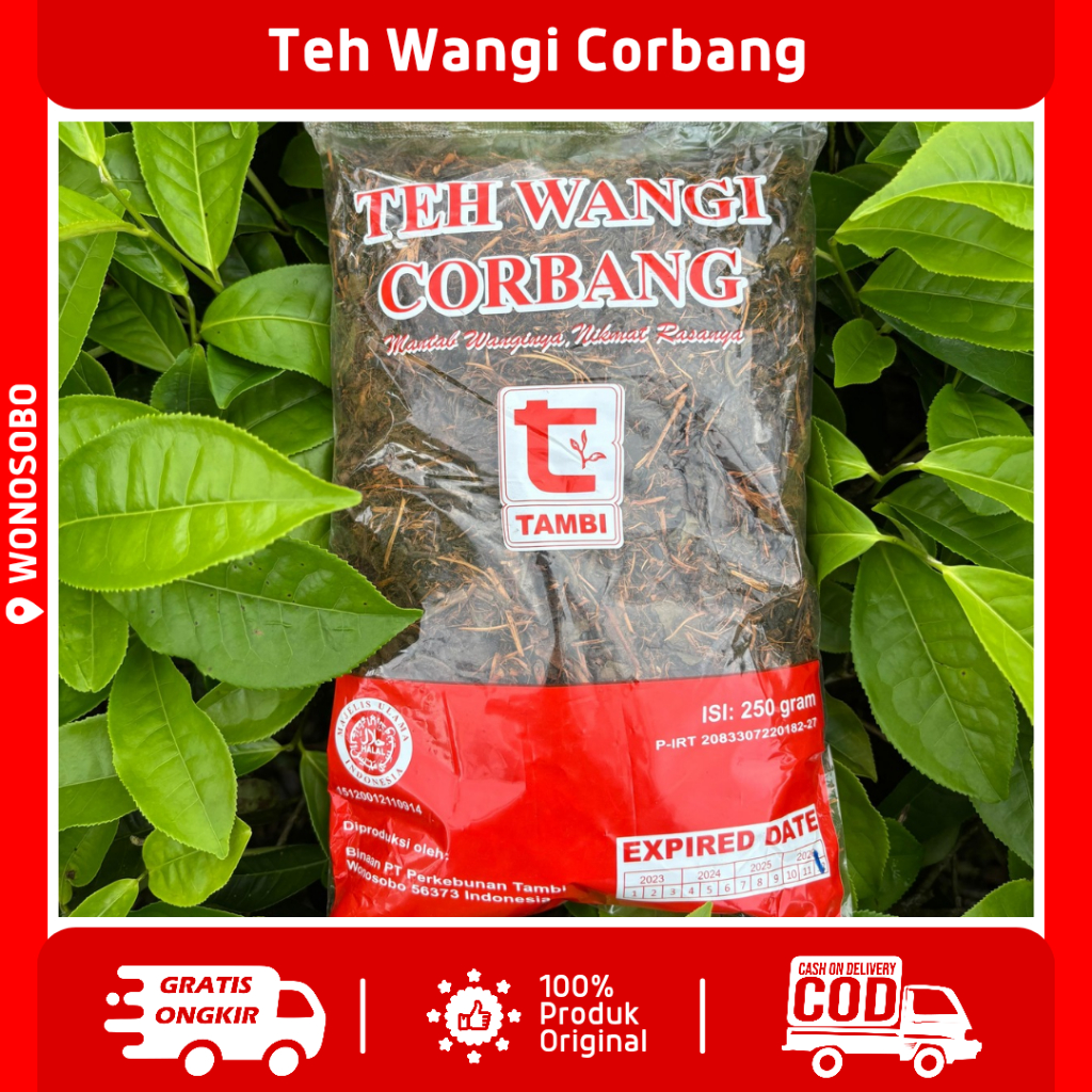 

Teh Corbang Teh Wangi Corbang Teh Tubruk Berkualitas Teh Tambi Wonosobo Paket Hemat Berat 250 g