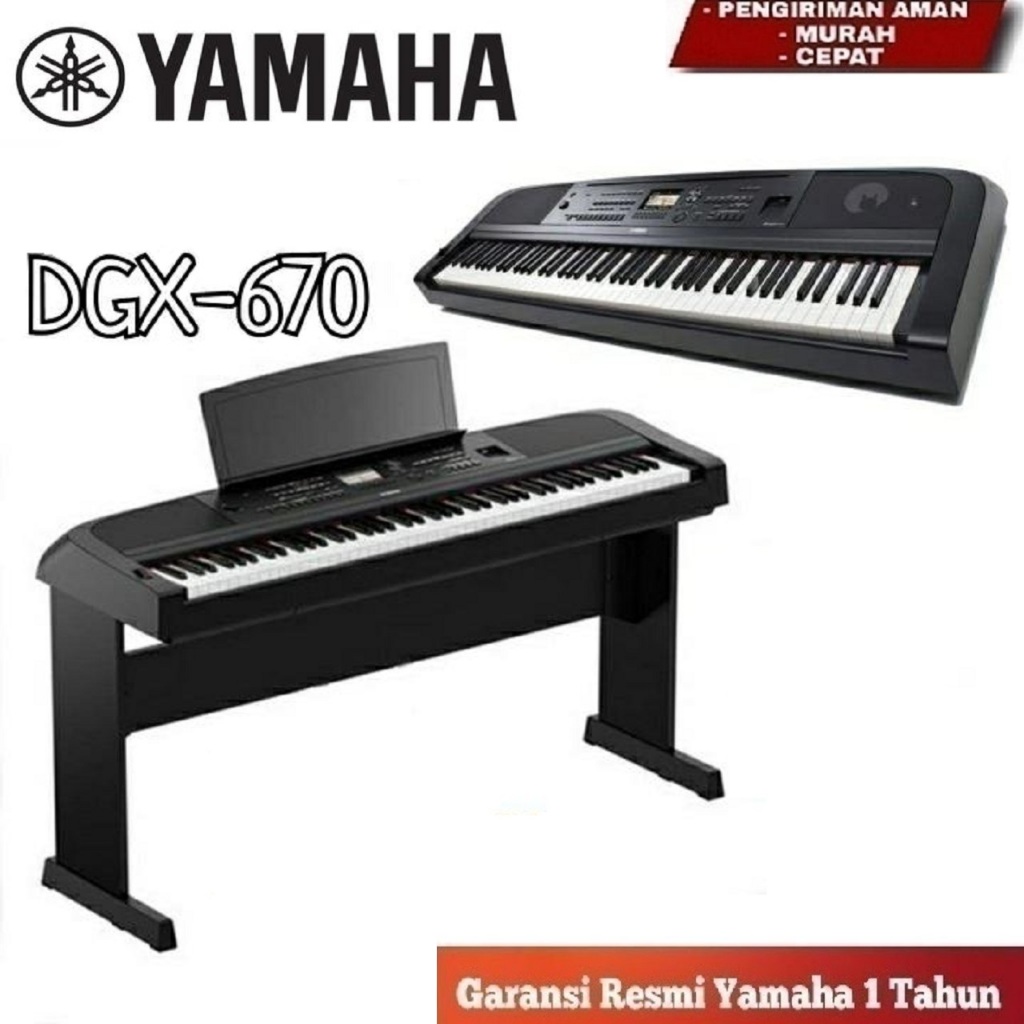 Yamaha Portable Grand Piano DGX670 / DGX 670 / DGX-670 New