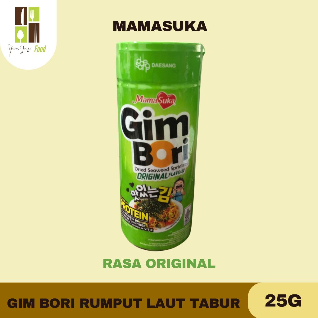 

Bon Nori / Gim Bori Nori Tabur Mamasuka Botol - Original / Pedas [30g]