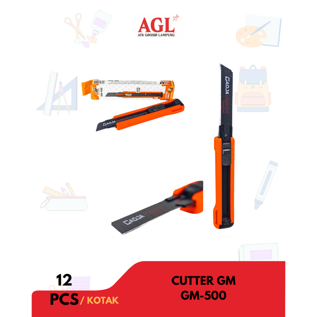 

GADJAH MADA - (pcs) CUTTER GM - 500 - Grosir per 12pcs