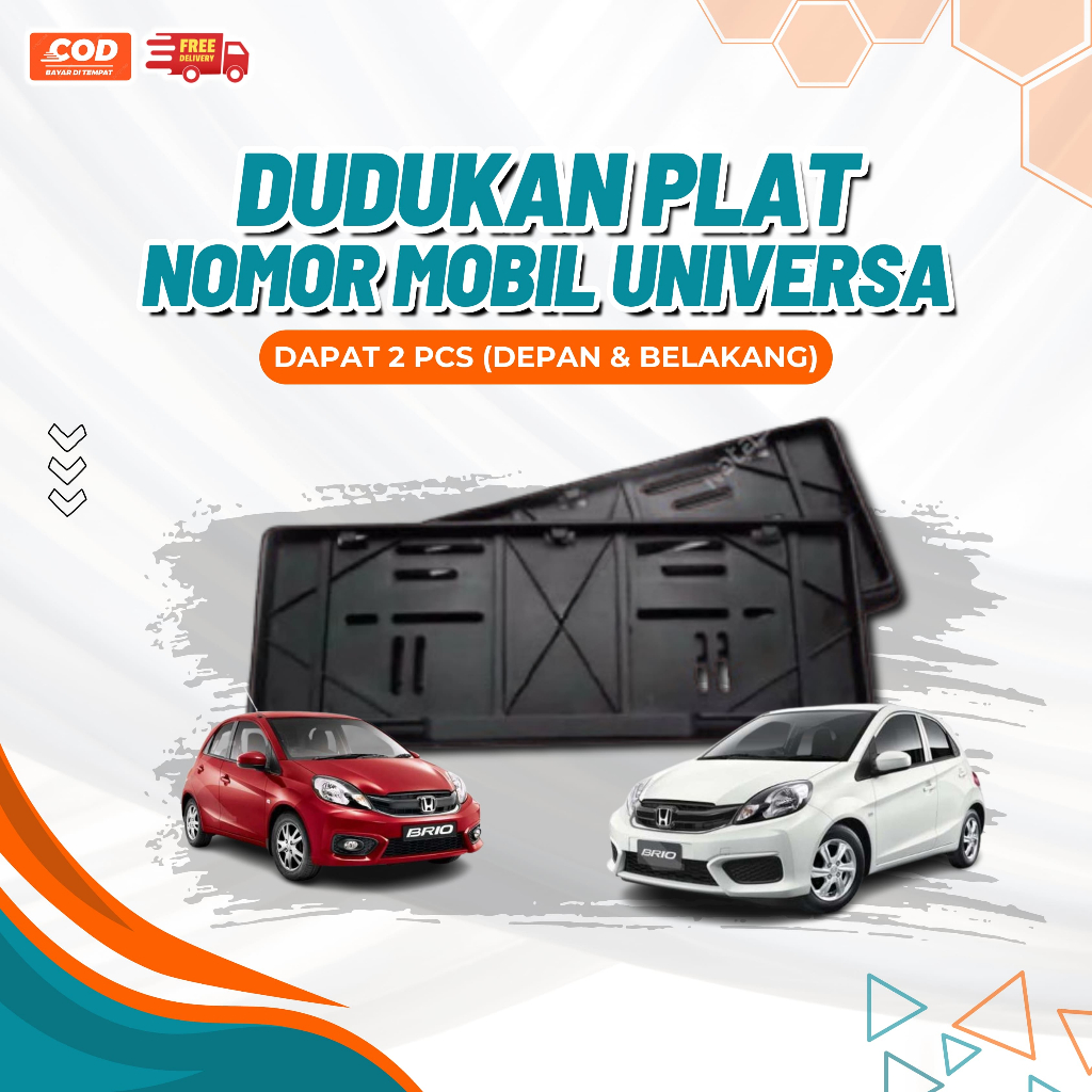 Dudukan Plat Nomor Mobil | Cover Plat Nomor Mobil | Tatakan Plat Nomor Mobil | Frame Plat Nomor Univ