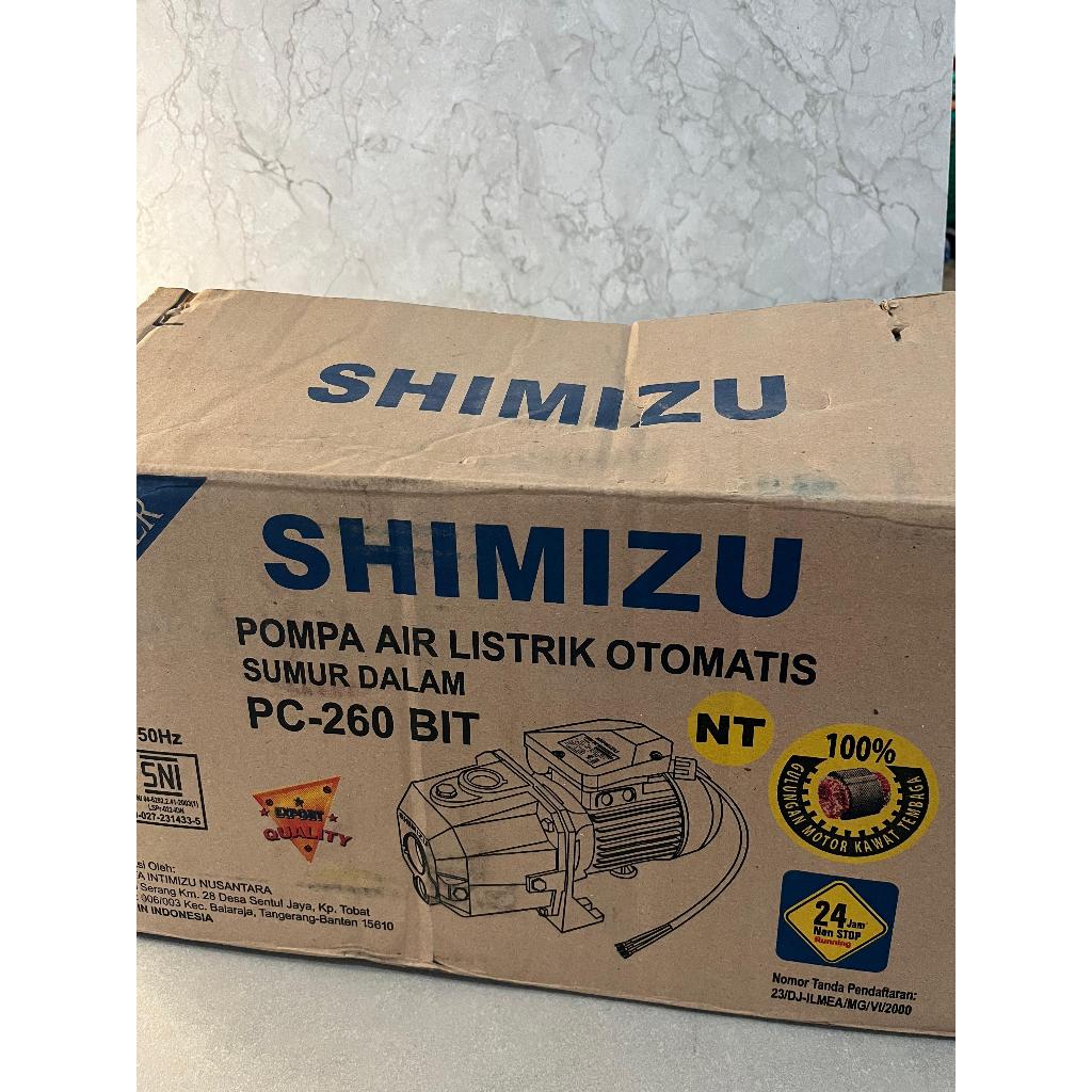 SHIMIZU POMPA AIR OTOMATIS SUMUR DALAM PC-260 BIT / Pompa Air Listrik Otomatis Shimizu PC-260 BIT.