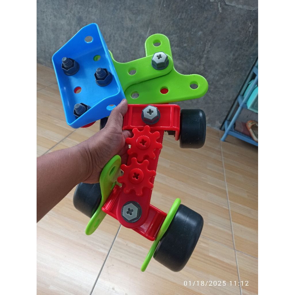 Mainan mobil rakit ELC  built it mini vehicle