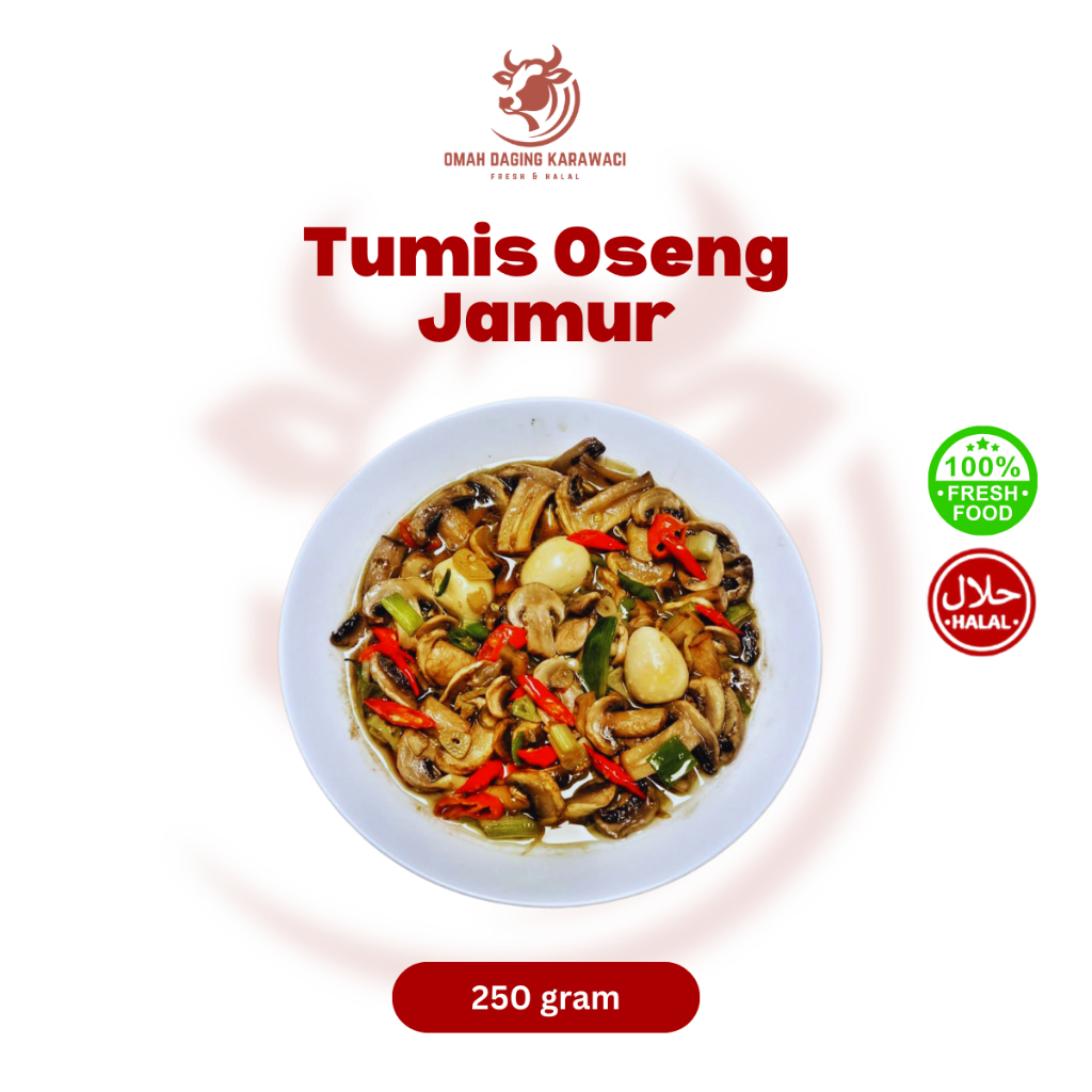 

Tumis Oseng Jamur 250gr Tangerang