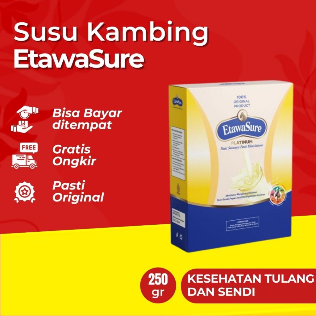 

EtawaSure 250gram - Susu untuk kesehatan sendi dan tulang