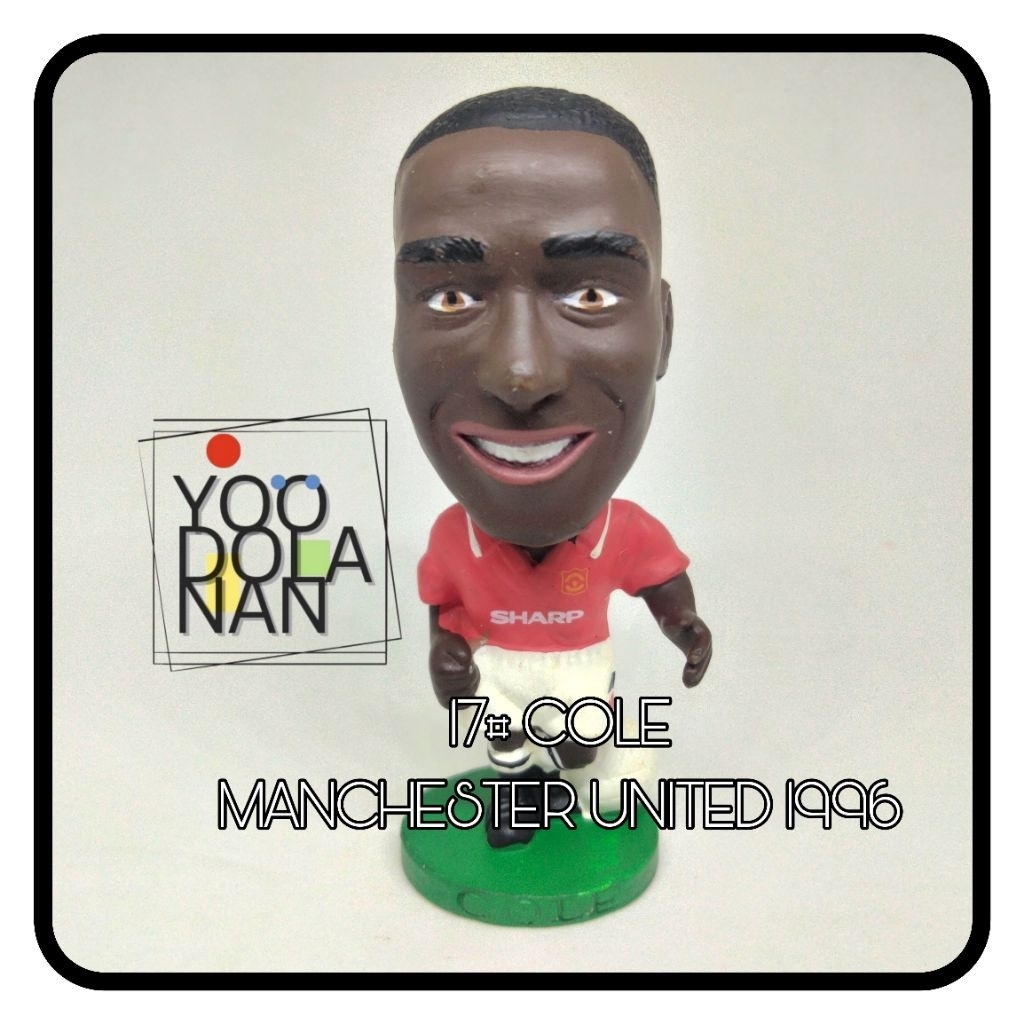 17# COLE - MANCHESTER UNITED 1996 CORINTHIAN PROSTARS FIGURE PEMAIN BOLA