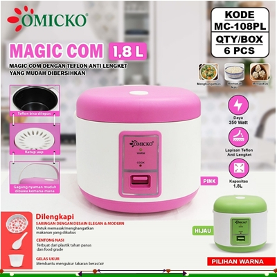 MAGICCOM-RICE COOKER-OMICKO-RICE COOKER MURAH-MAGIC COM 3 IN 1