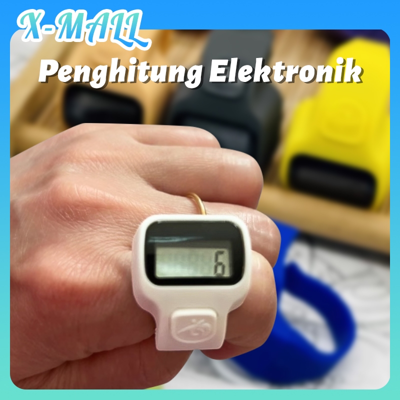 Tasbih digital led mini alat penghitung Dzikir alat hitung digital tally JXN 8016