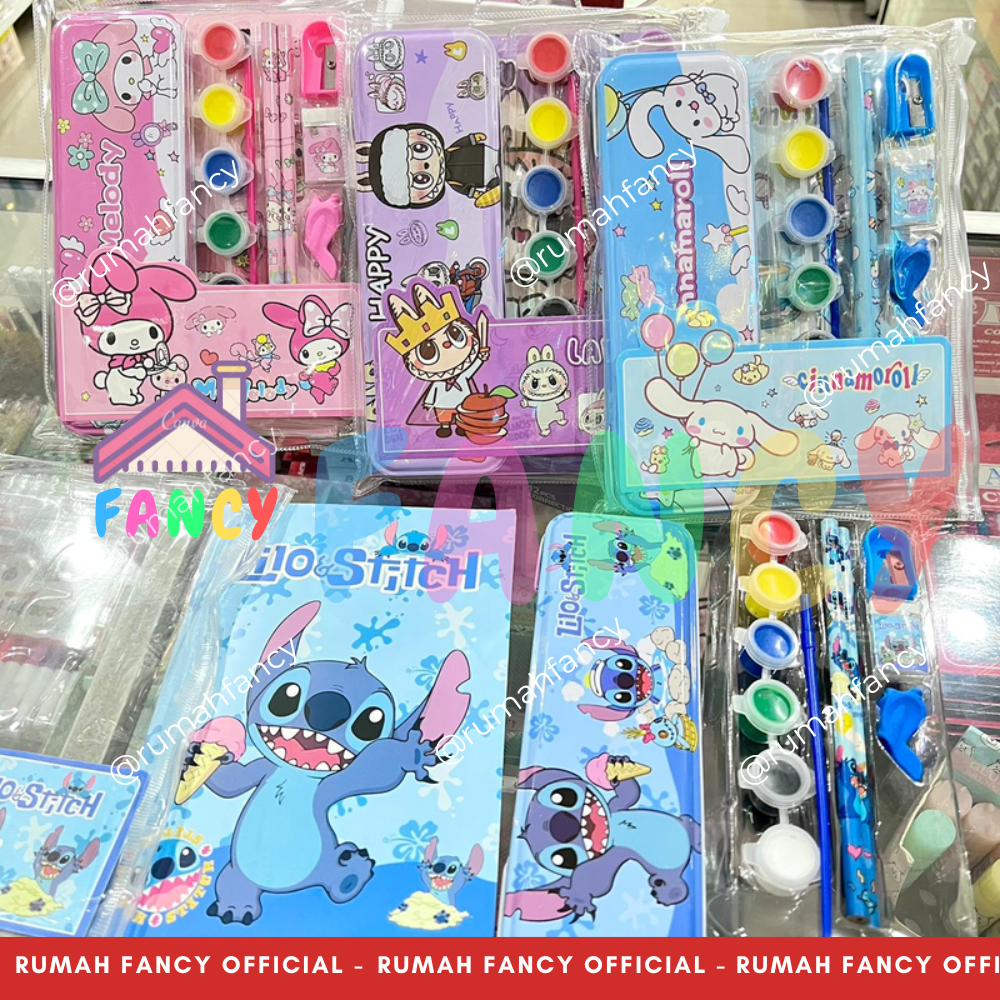 

Paket Alat Tulis + Cat Air Study Set 9926 Animal/ Dino/ Rabbit/ Astronout/ Set Alat Tulis Karakter