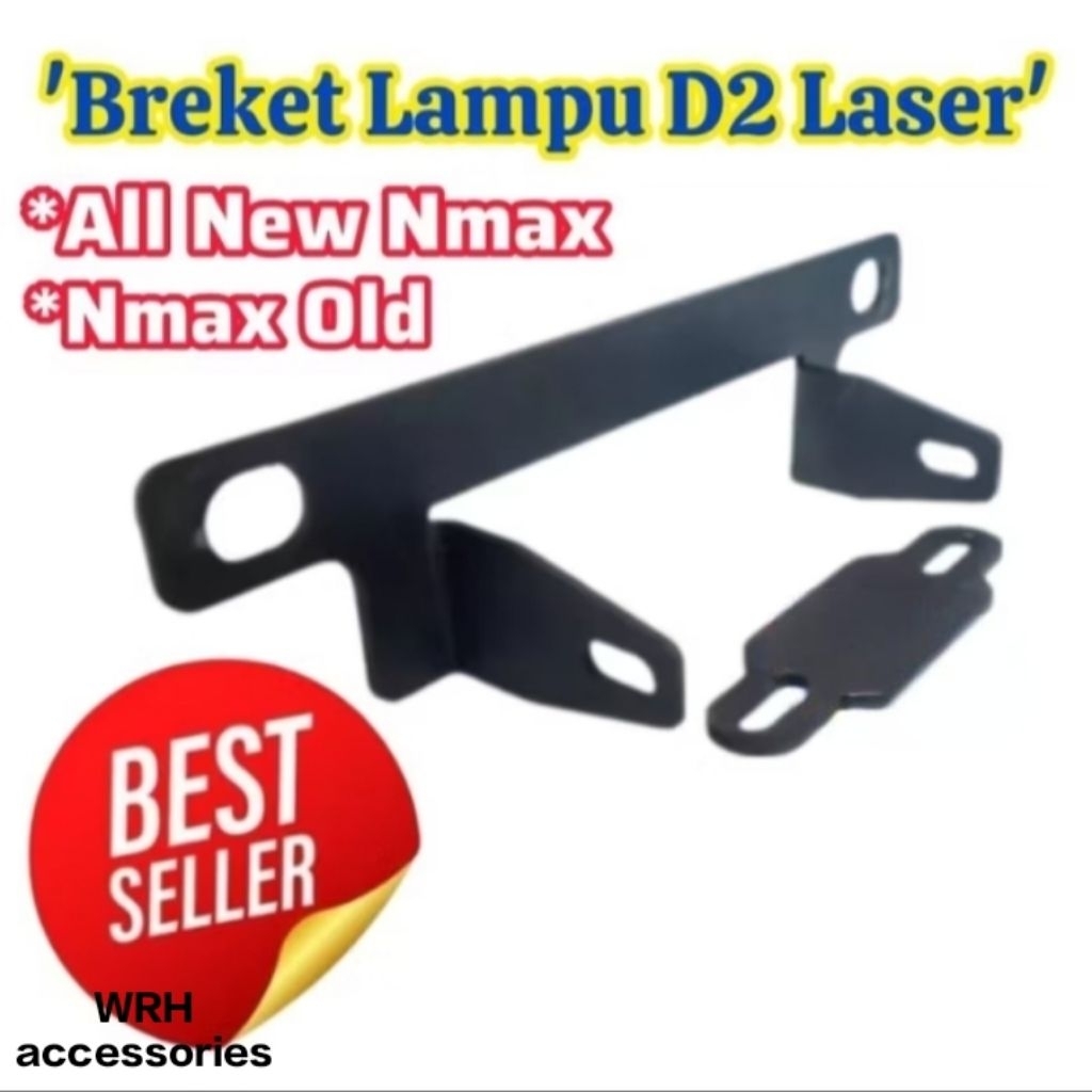 Breket Dudukan Lampu tembak D2 Laser New Nmax Nmax Old